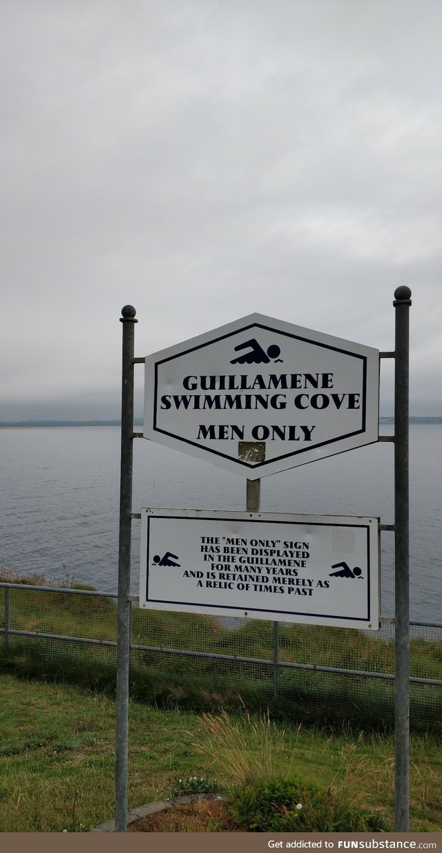 Sign from the past in Ireland