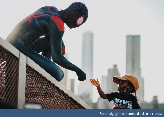 NYC protests x Spiderman