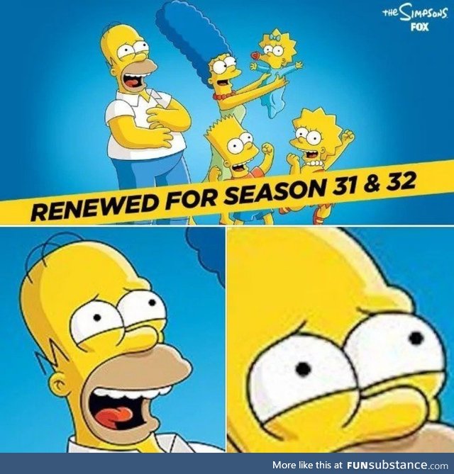 Homer is suffering