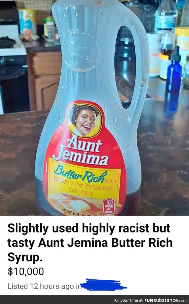 Slightly used, allegedly racist