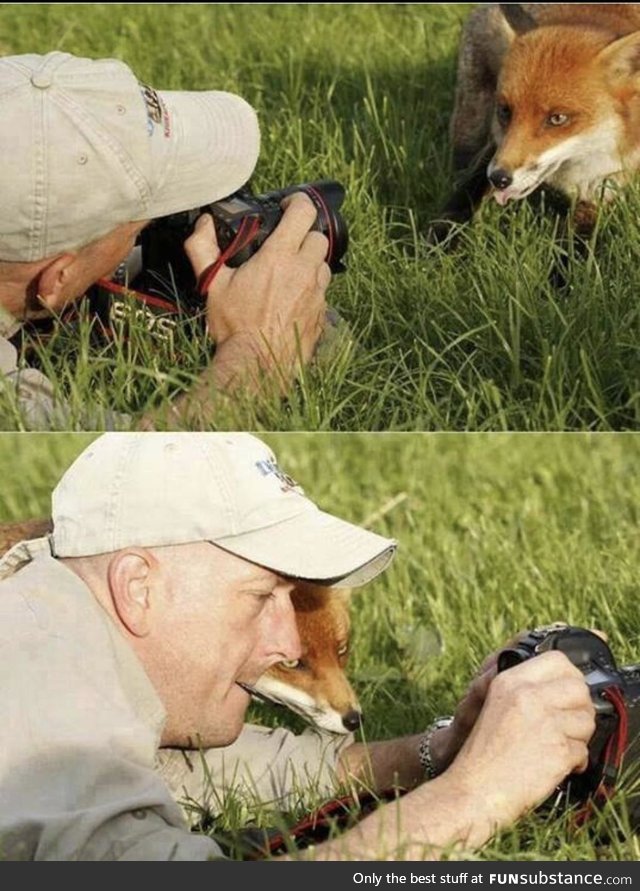 He just wanted to know how he looked