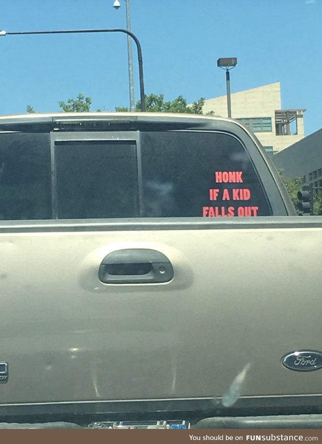 Saw this gem on the drive home