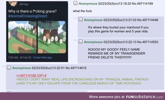 /v/ has theories about the grave in Animal Crossing