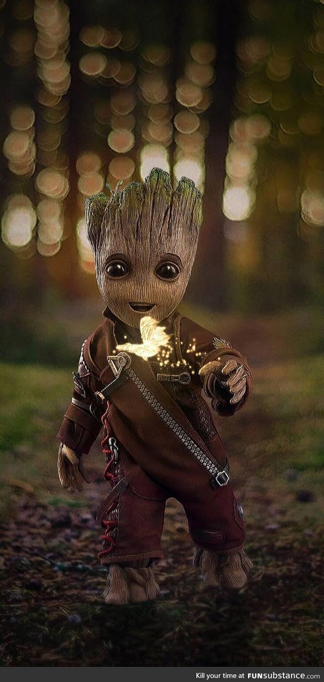 I am Groot! translation: Happy Tuesday !