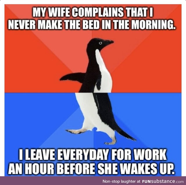 To her credit, she felt like an idiot when I mentioned it