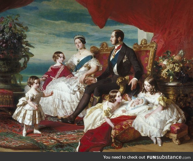 The Royal Family in 1846 by Franz Xaver Winterhalter, German painter