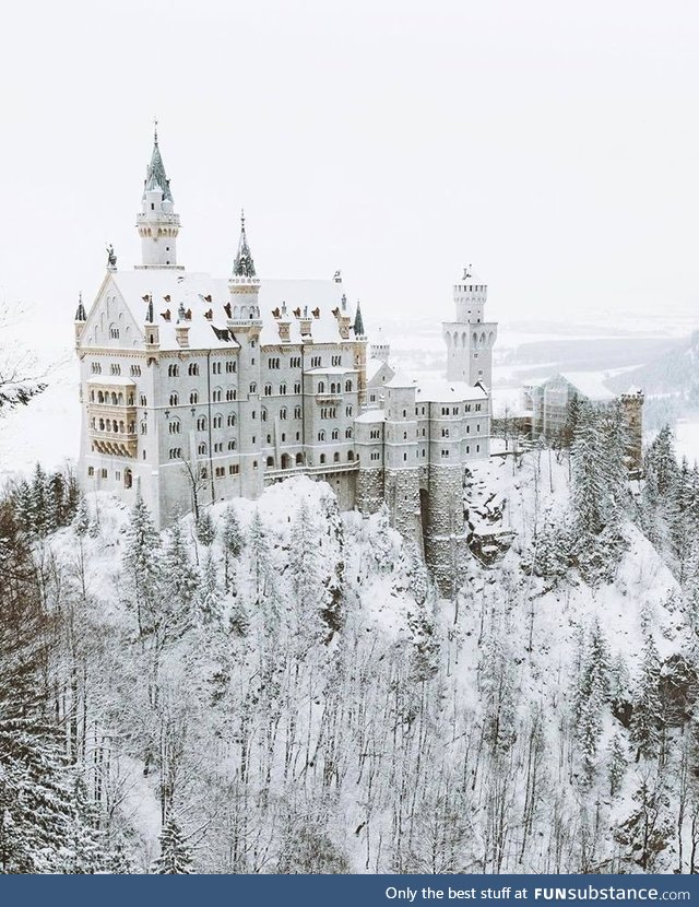 Neuschwanstein Castle, Germany (in winter!)