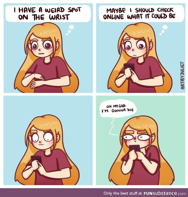 Never Google your symptoms