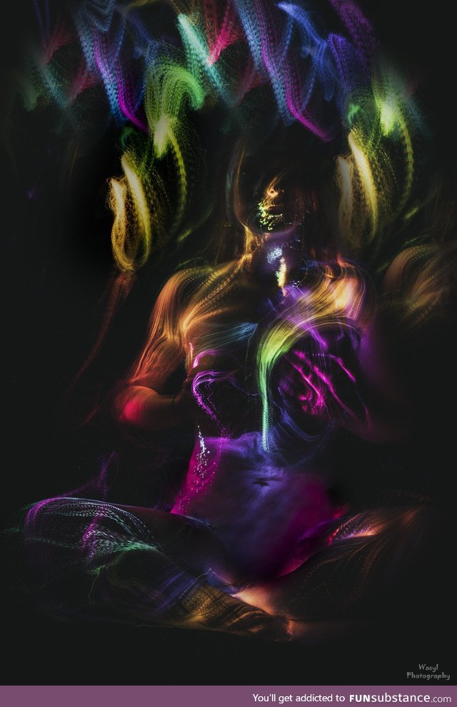 Aura, Krzysztof Wasylkowski, lightpainting photography, 2019