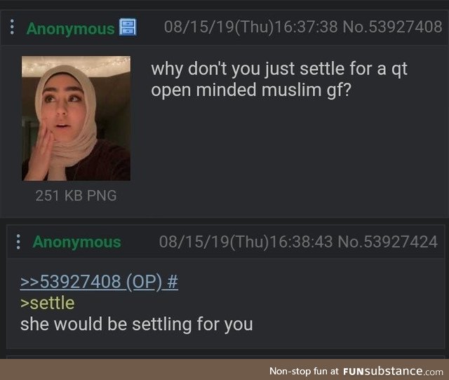 Anon gets a reality check
