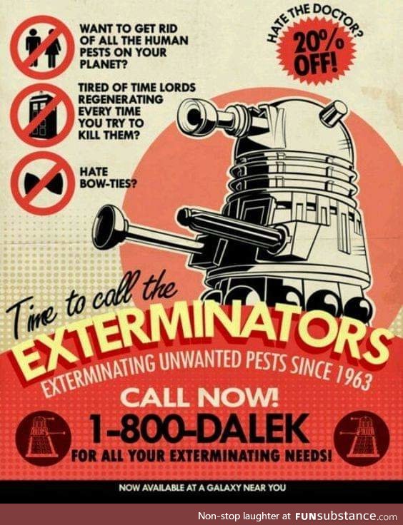 Dalek Empire need employment!