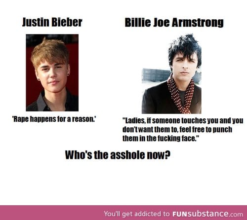 Bieber on Rape