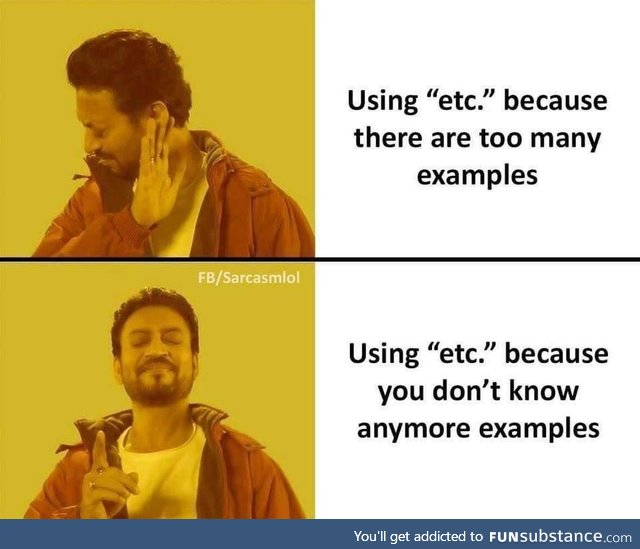 Etc etc etc