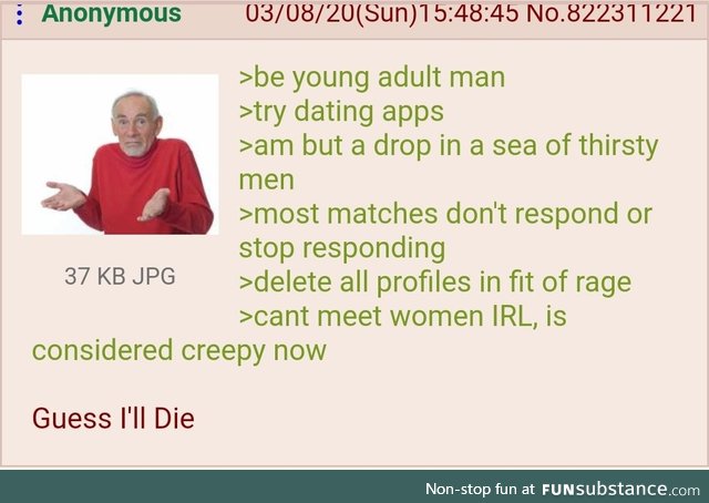 Anon can't get a girlfriend