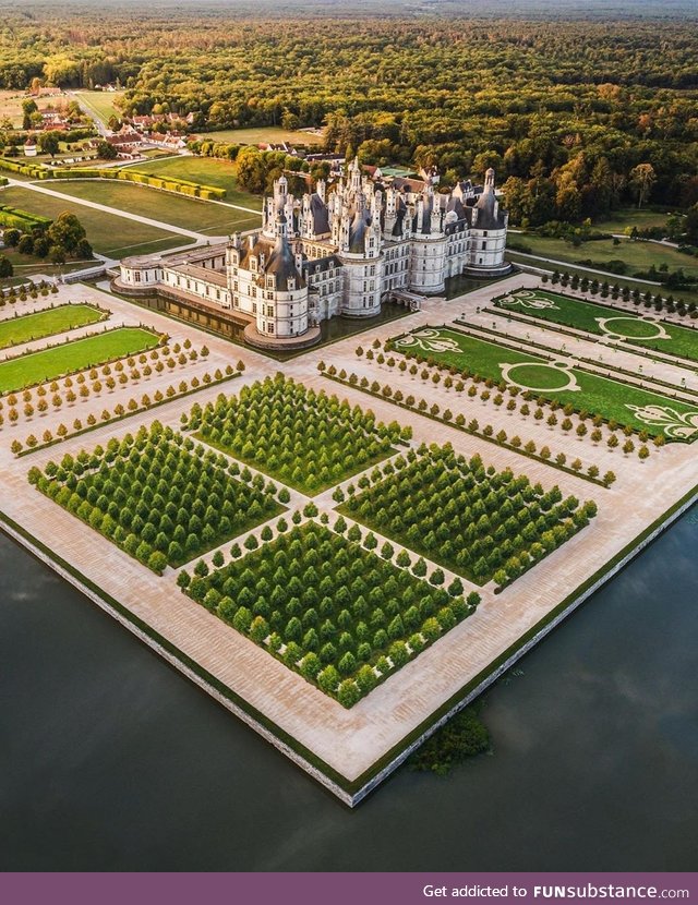 The Gardens at Chateu de Chambord, France