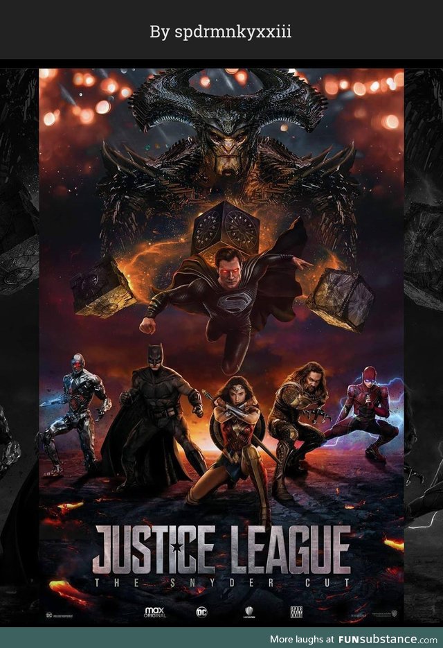 Cool poster mock up for  Zack Snyder's Justice League