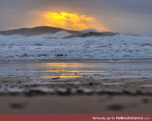 One Mile Beach NSW, yesterday morning