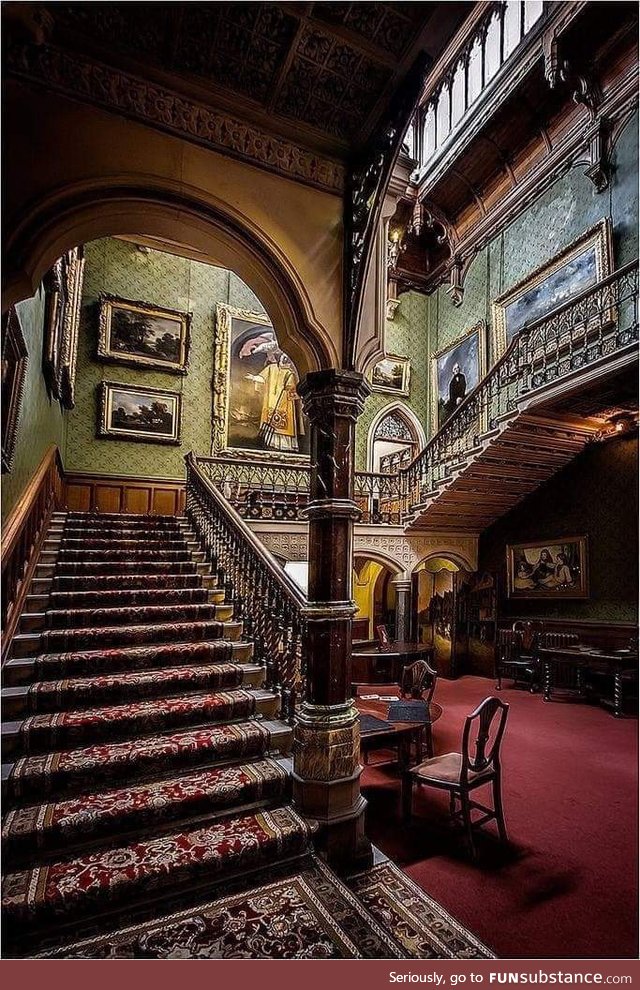 Tyntesfield, a Victorian Gothic Revival House in Somerset, England