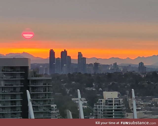 Vancouver this morning (no smoke)