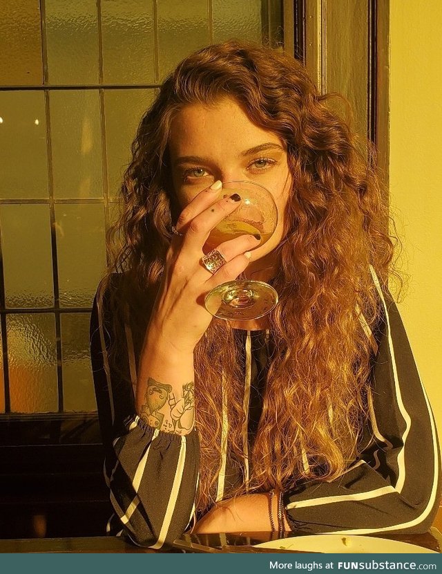 My gf snapped this pic of me c*cktail sipping in New Orleans