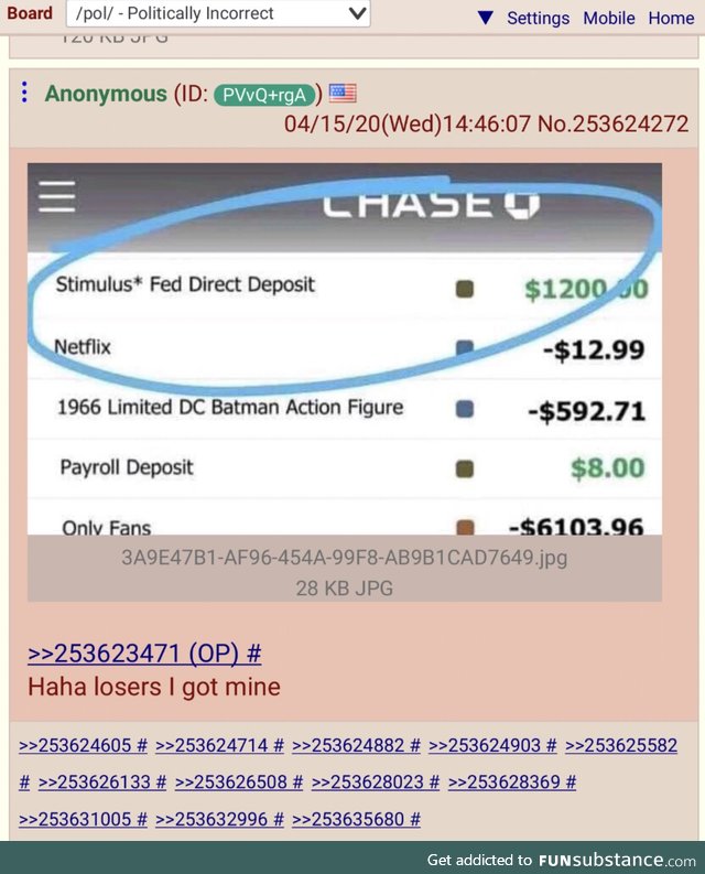 Anon is rich