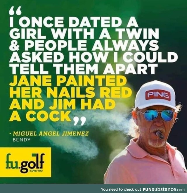 That’s one way to tell