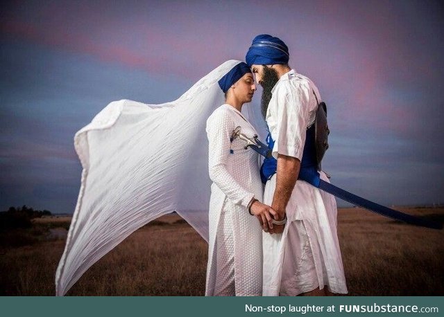 Traditional sikh wedding