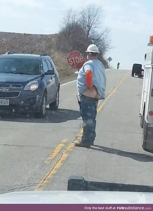 Traffic had to be rerouted due to a large crack in the road