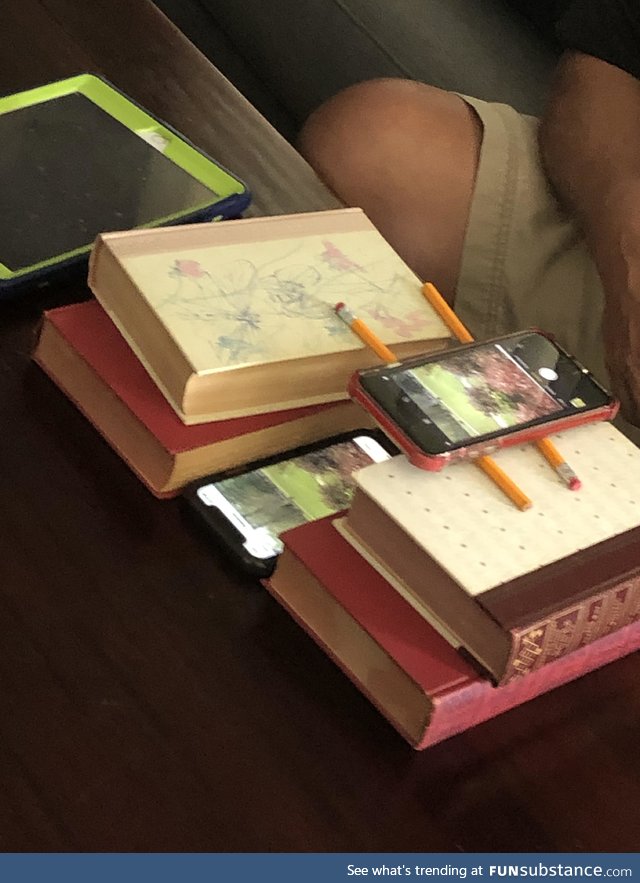 My dad didn’t realize you could screen record videos
