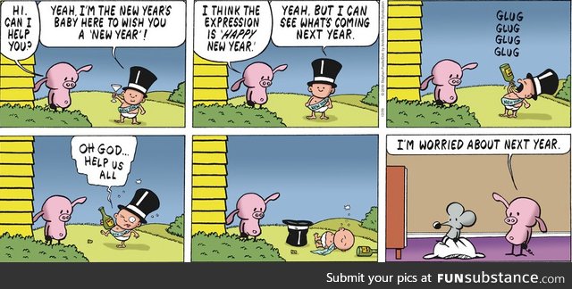 Looking last year's Sunday strips... This guy predicted 2020 perfectly