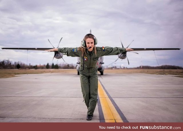 She is ready to fly