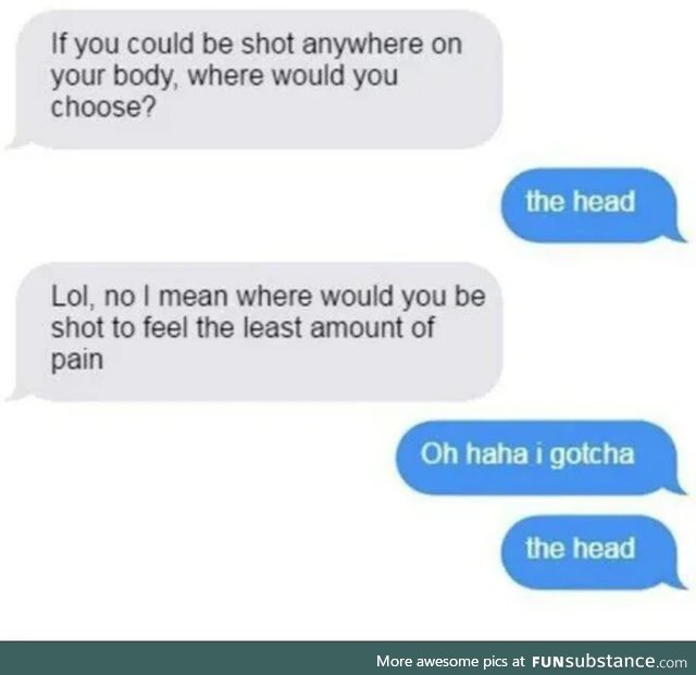I gotcha!
