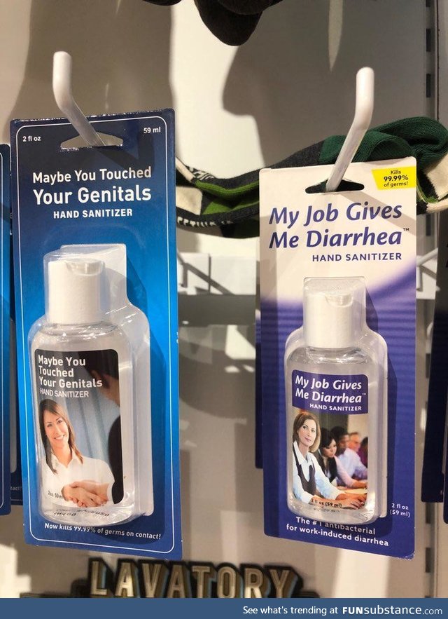These hand sanitizers