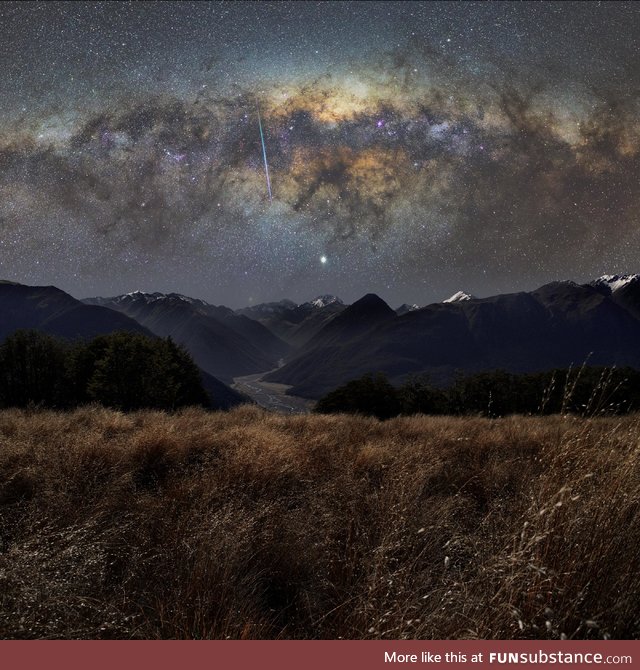 Stars and mountains and stuff in New Zealand