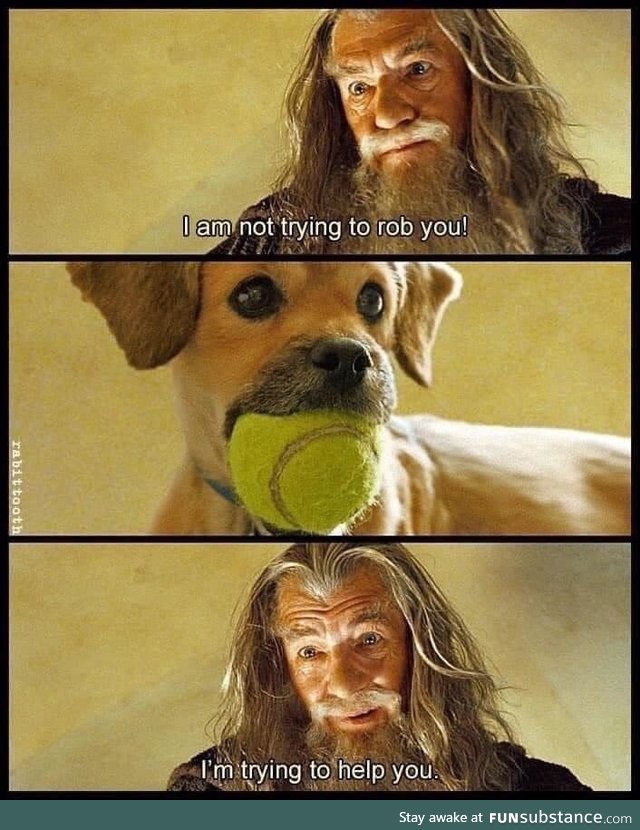No help, only throw