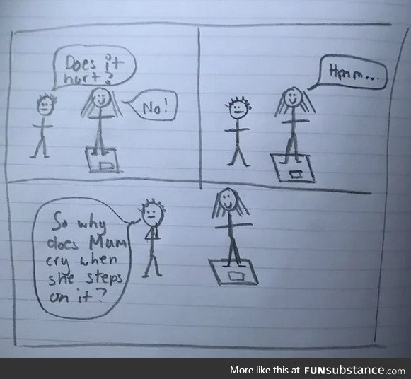 My little cousin drew this comic and I’m wheezing!