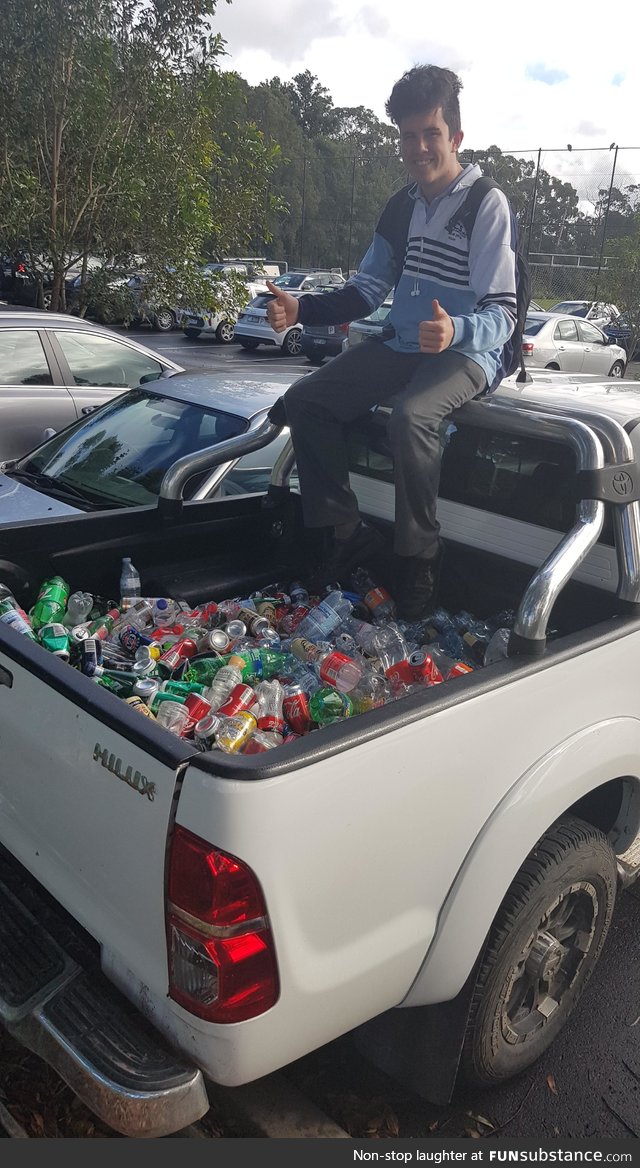 The amount of bottles we found in the bush was attrocious #trashtag