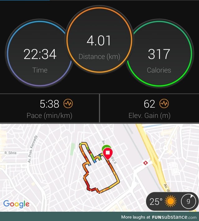 My first run of 2021