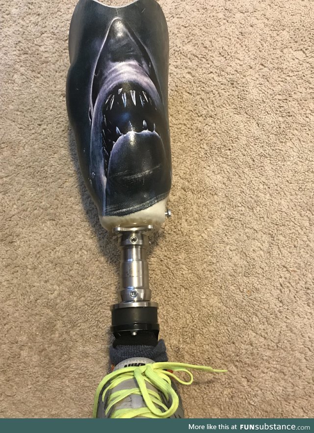 Check out my new leg!