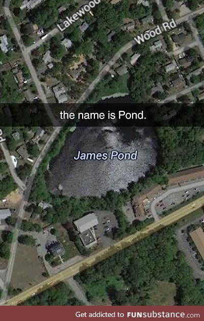 The name is Pond
