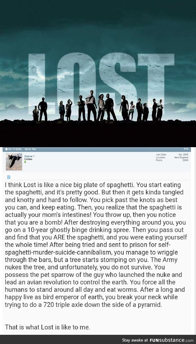Lost is Like a Box of Spaghetti
