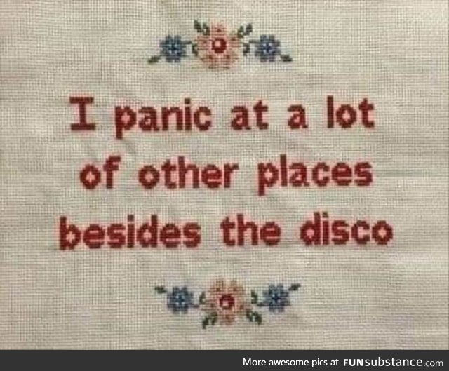 Panic at places other than the disco