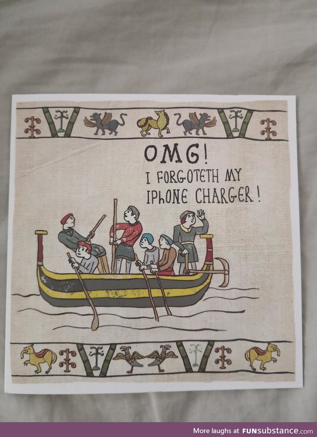 This birthday card my grandma sent me