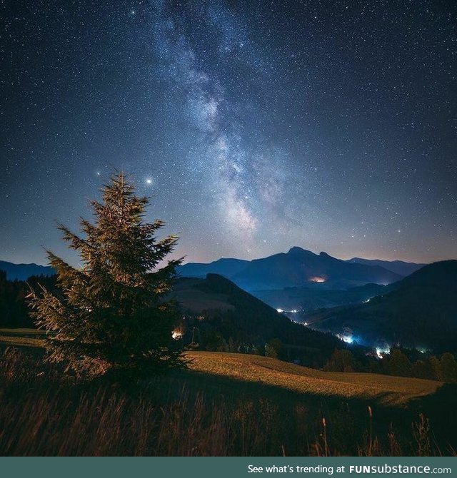 Milky Way above Little Fatra by Tomáš Drnda