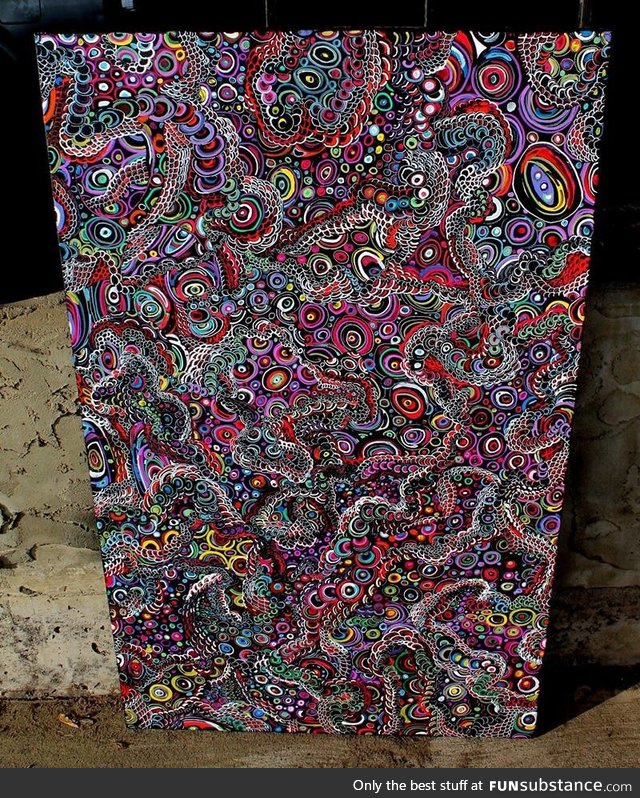 Acrylic painting, I just painted