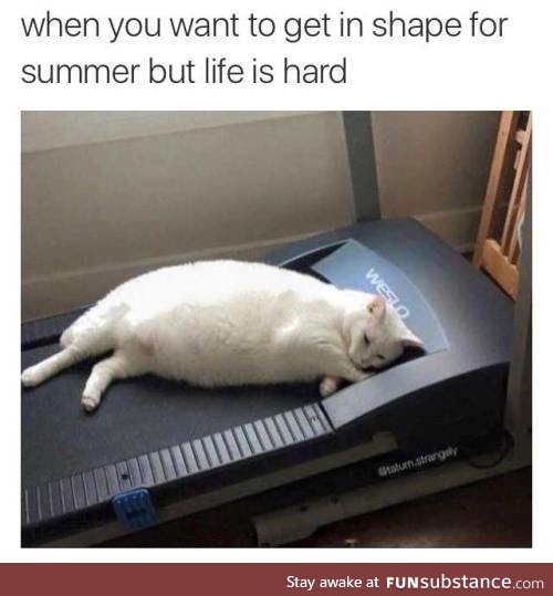 Getting in shape when life is hard