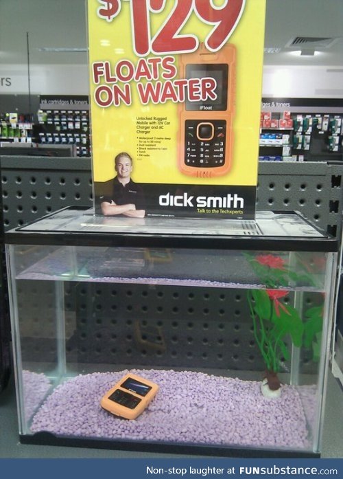 Floats on Wat--errrr...