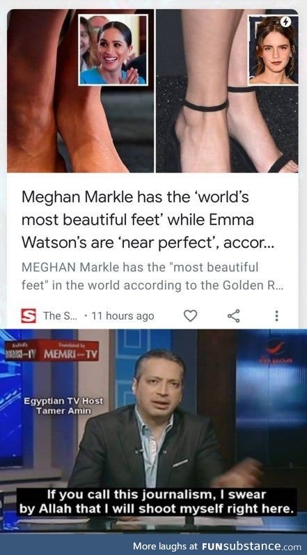 I agree, with the news anchor