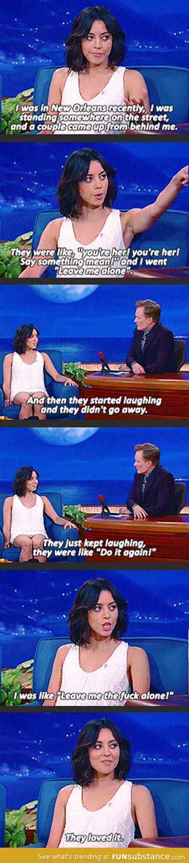 Further proof that aubrey plaza is awesome