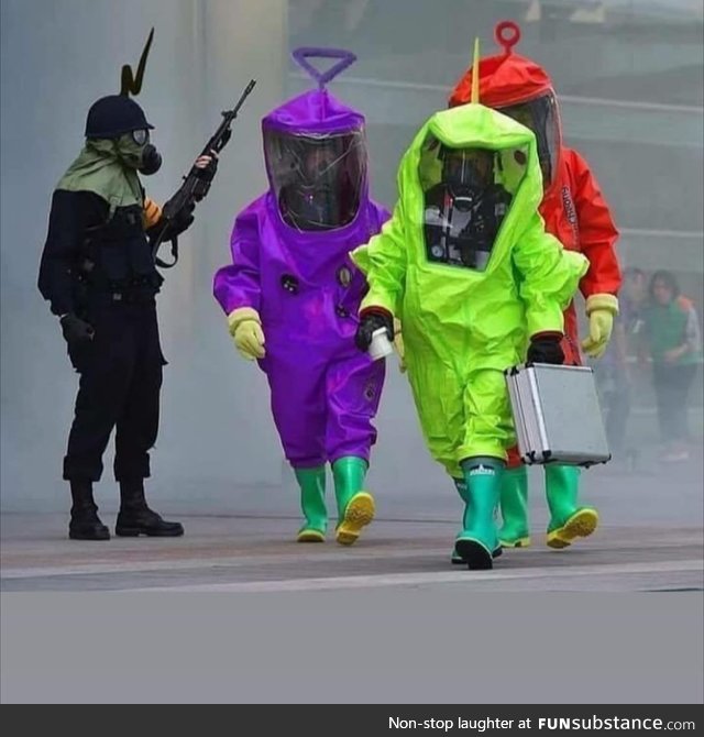 The teletubby biohazard squad